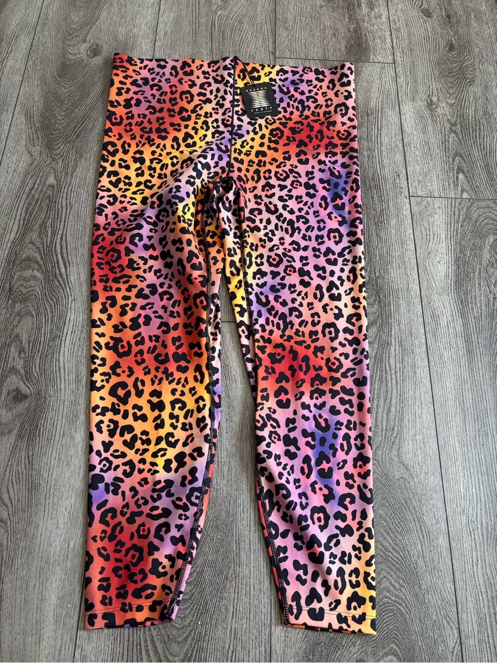 Savage X Fenty  Rainbow Leopard Print Leggings